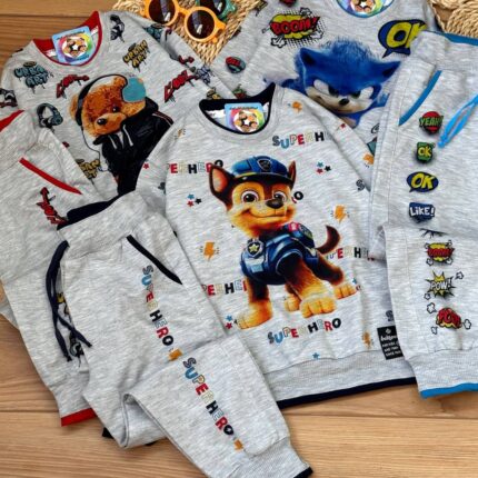 بلوز شلوار کارتونی