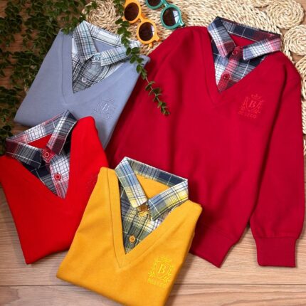 بلوز یقه پیراهنی